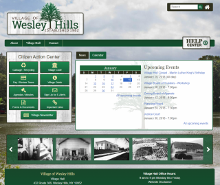 New Wesley Hills Website Homepage